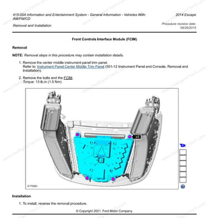 2014 Ford Escape Sync2 to Sync3 Upgrade