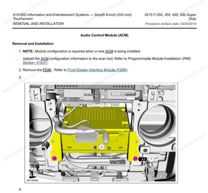 2015 Ford F250 F350 F450 F550 SYNC2 TO SYNC3 UPGRADE