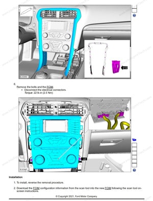 2018 Ford Fusion 4" SYNC1 to 8" SYNC3 Upgrade