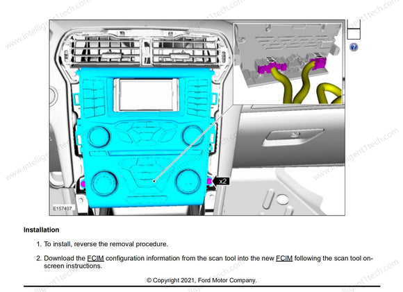 2013-2104 Ford Fusion SYNC2 to SYNC3 Upgrade