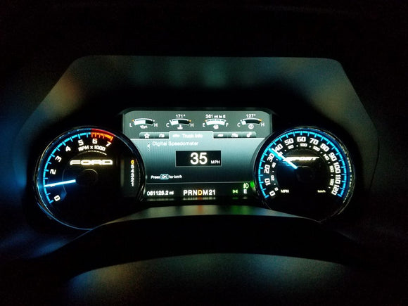 LCD Speedometer Cluster