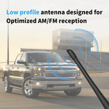 7" Short Antenna Replacement with Ford F150 Raptor Super Duty Bronco 2009-2024 Jeep JK&JL Ram Silverado GMC