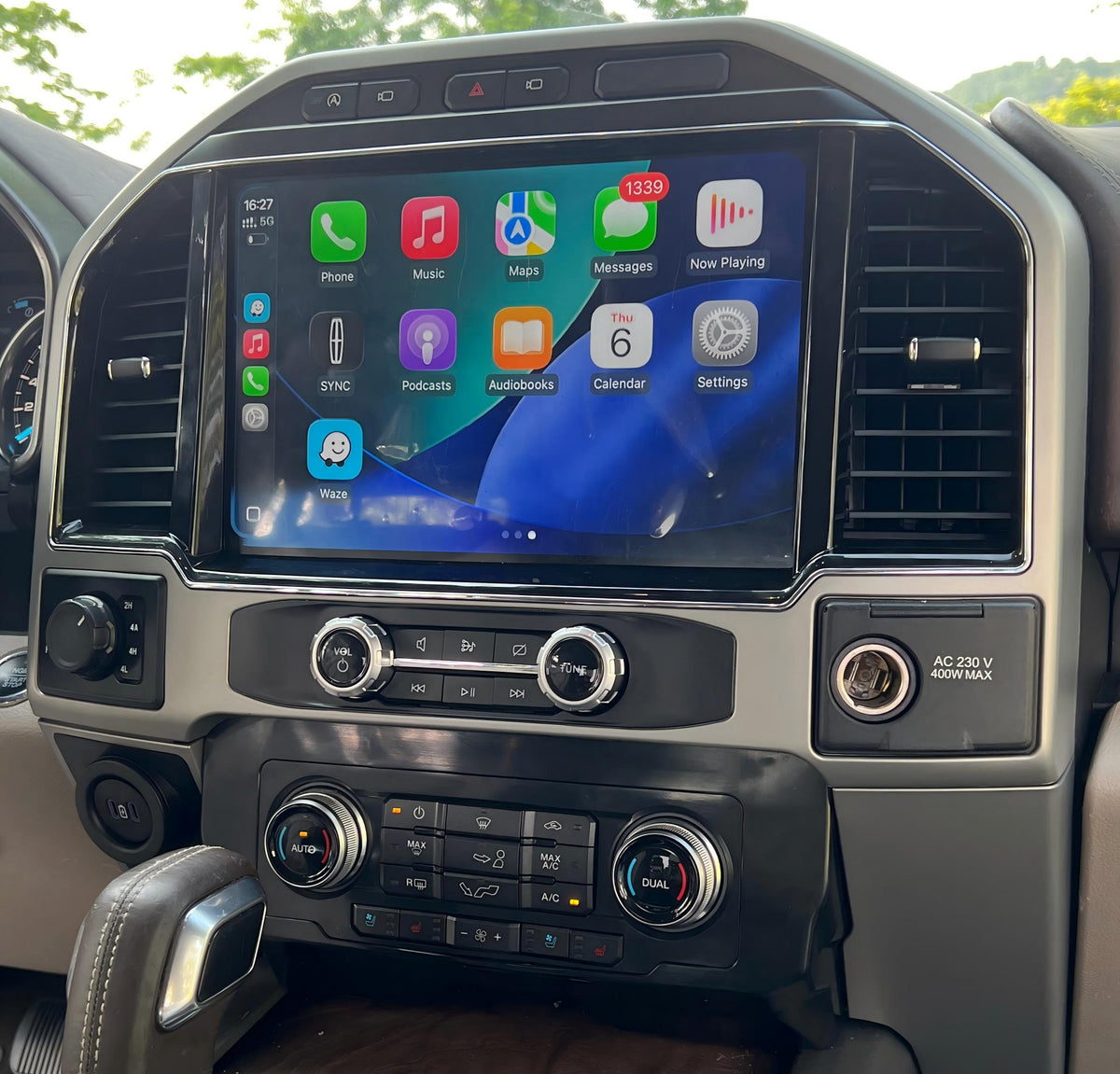 2015–2020 Ford F-150 12-inch SYNC 3 touchscreen upgrade