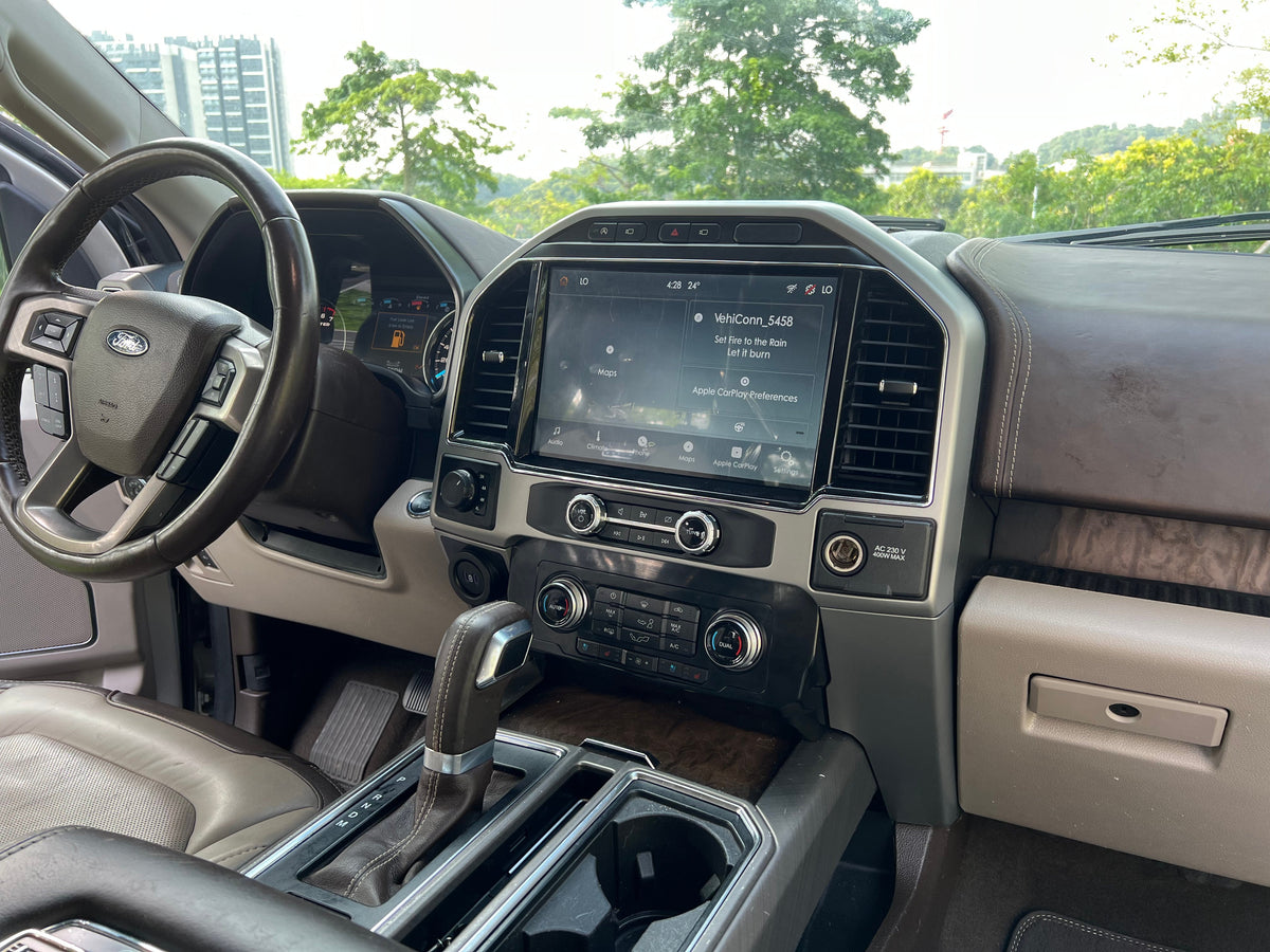 2017–2022 Ford F-250 / F-350 Super Duty 12-inch SYNC 3 touchscreen upgrade